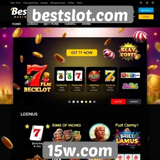 Interface e usabilidade do site bestslot.com